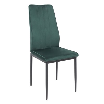 Стул OREO, темно-зеленый велюр HLR-57/черный